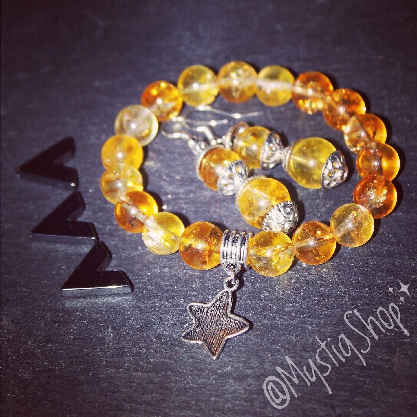 ☀️Citrine Dangles