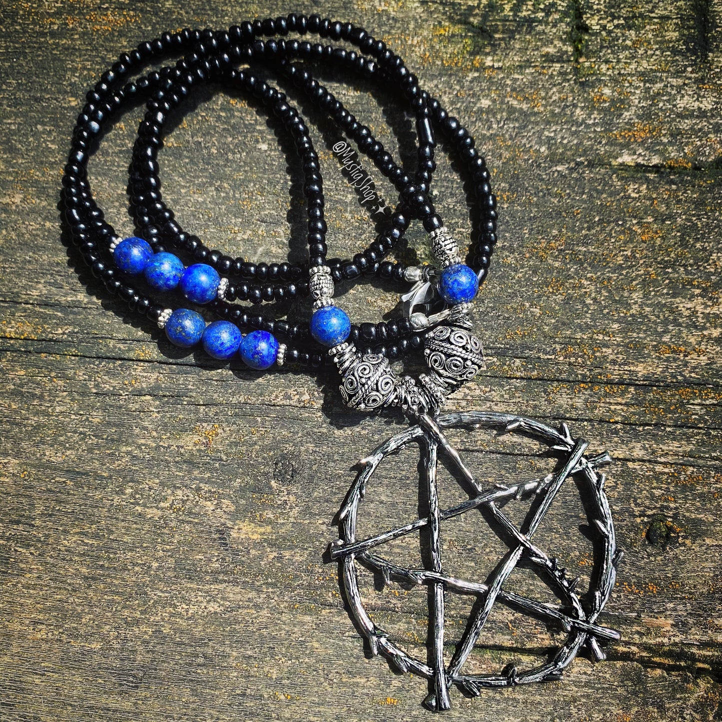 ✨Lapis Pentagram Necklace