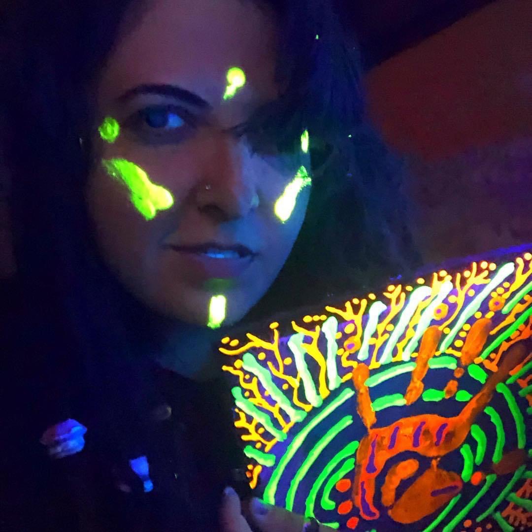 UV Painting: "Reiki Vibe"