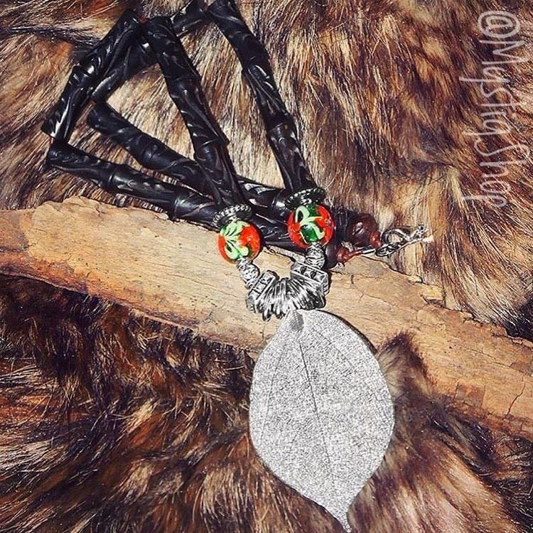 Spring Leaf Necklace