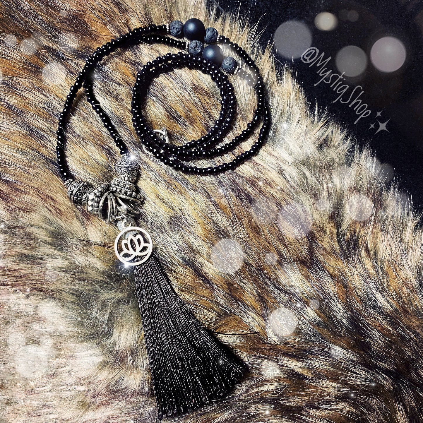 Black Tassel Necklaces