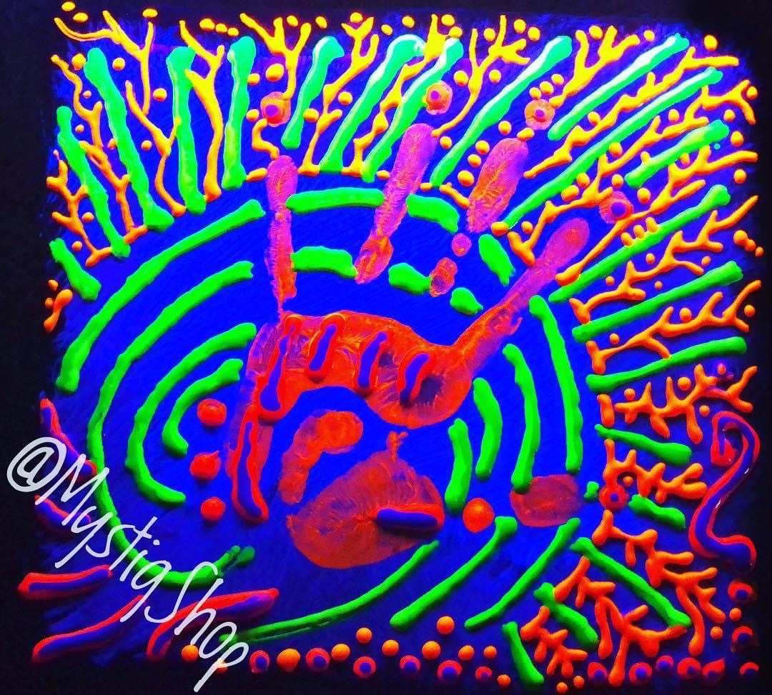 UV Painting: "Reiki Vibe"