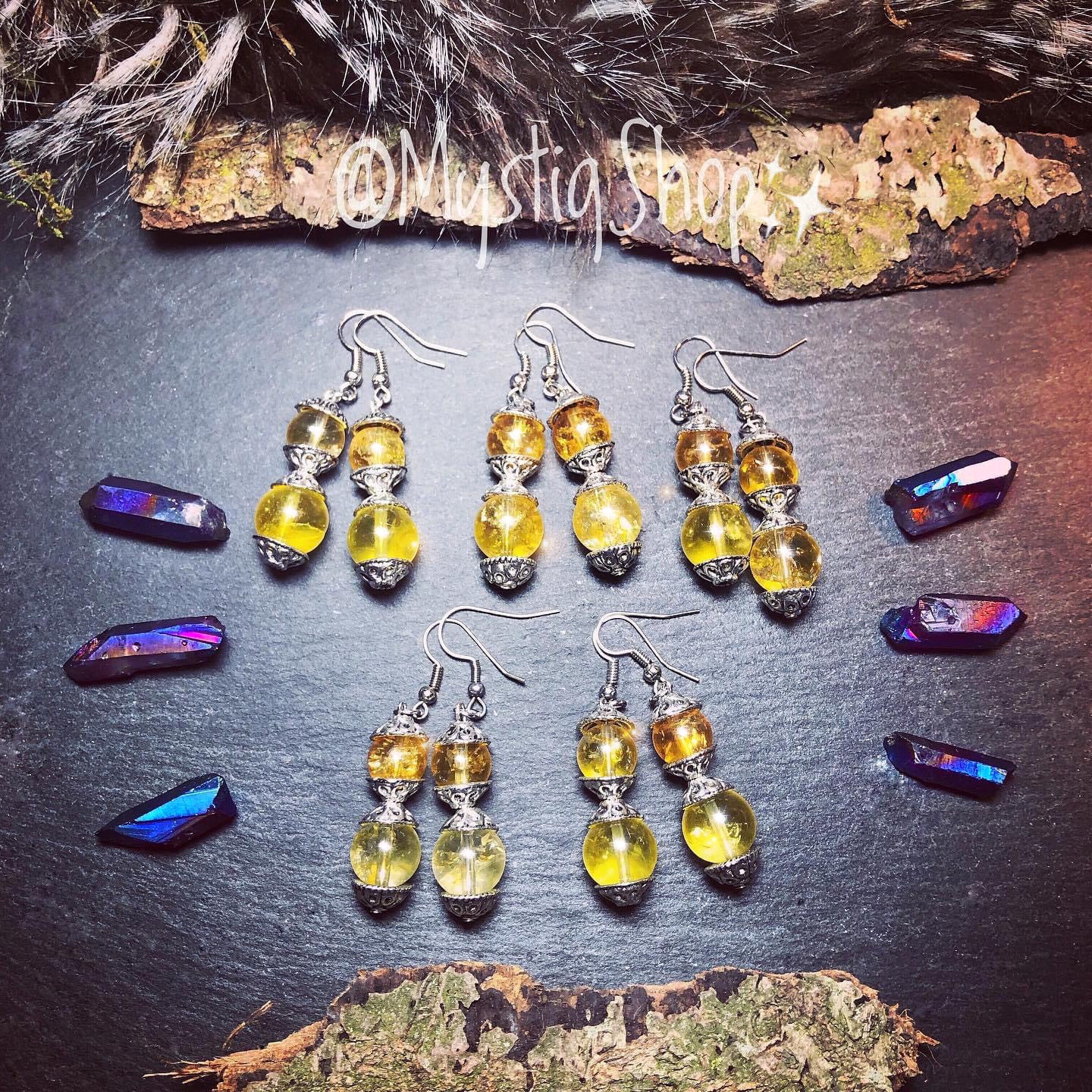 ☀️Citrine Dangles