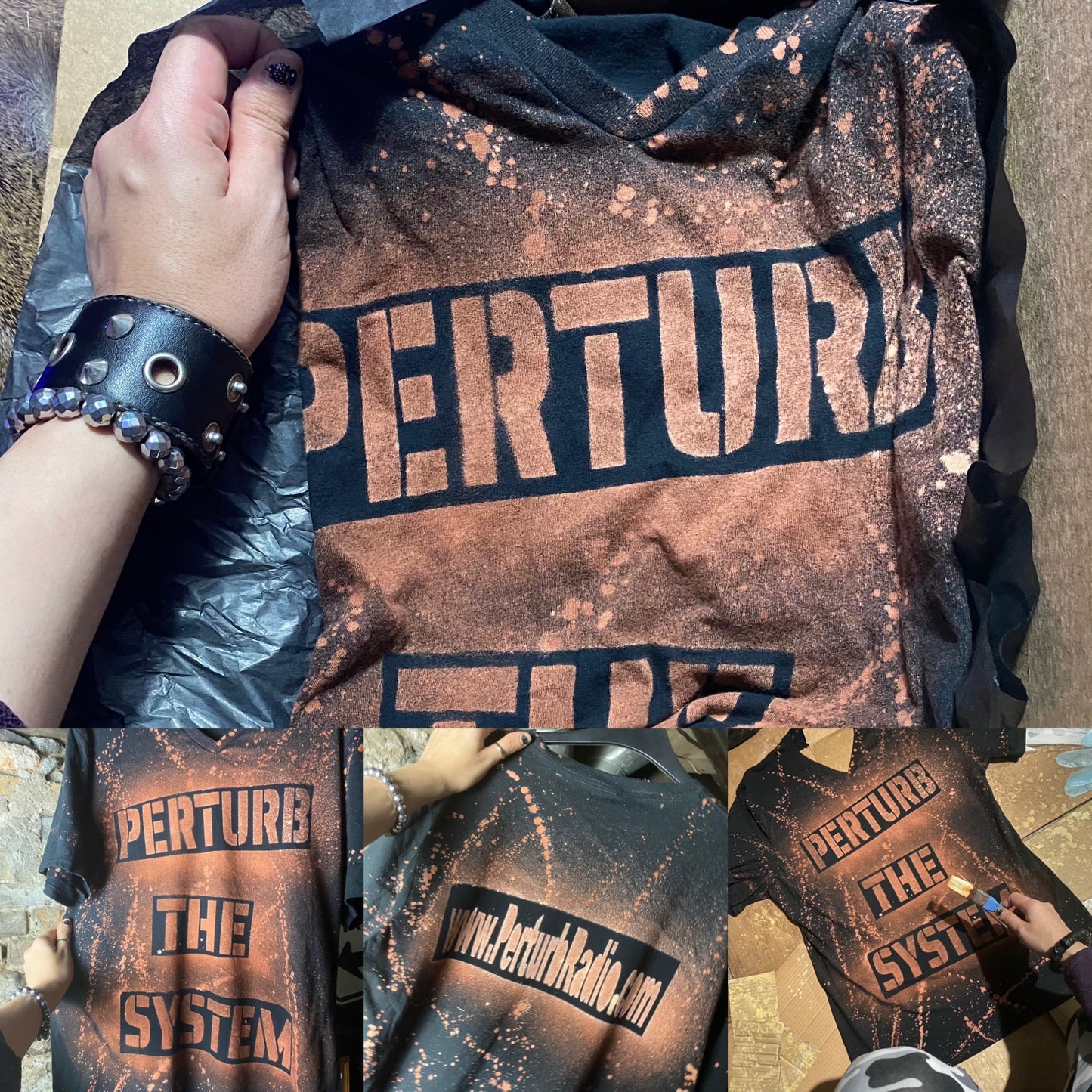 ⚡️BLEACH SHIRT: PERTURB THE SYSTEM