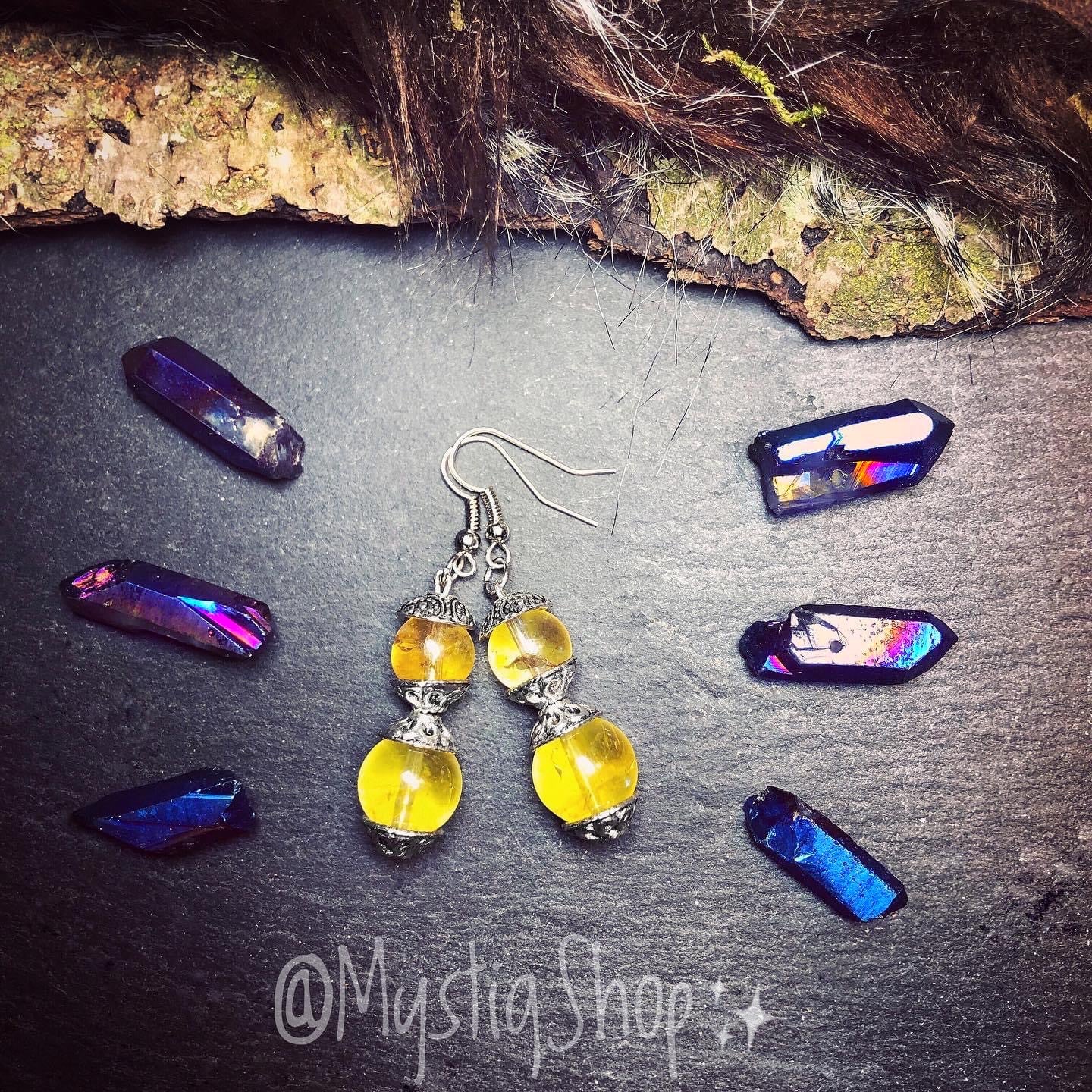 ☀️Citrine Dangles