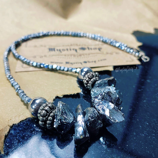 Silver Shards Necklace