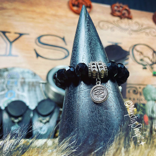 🖤Black Eye of Horus Bracelet