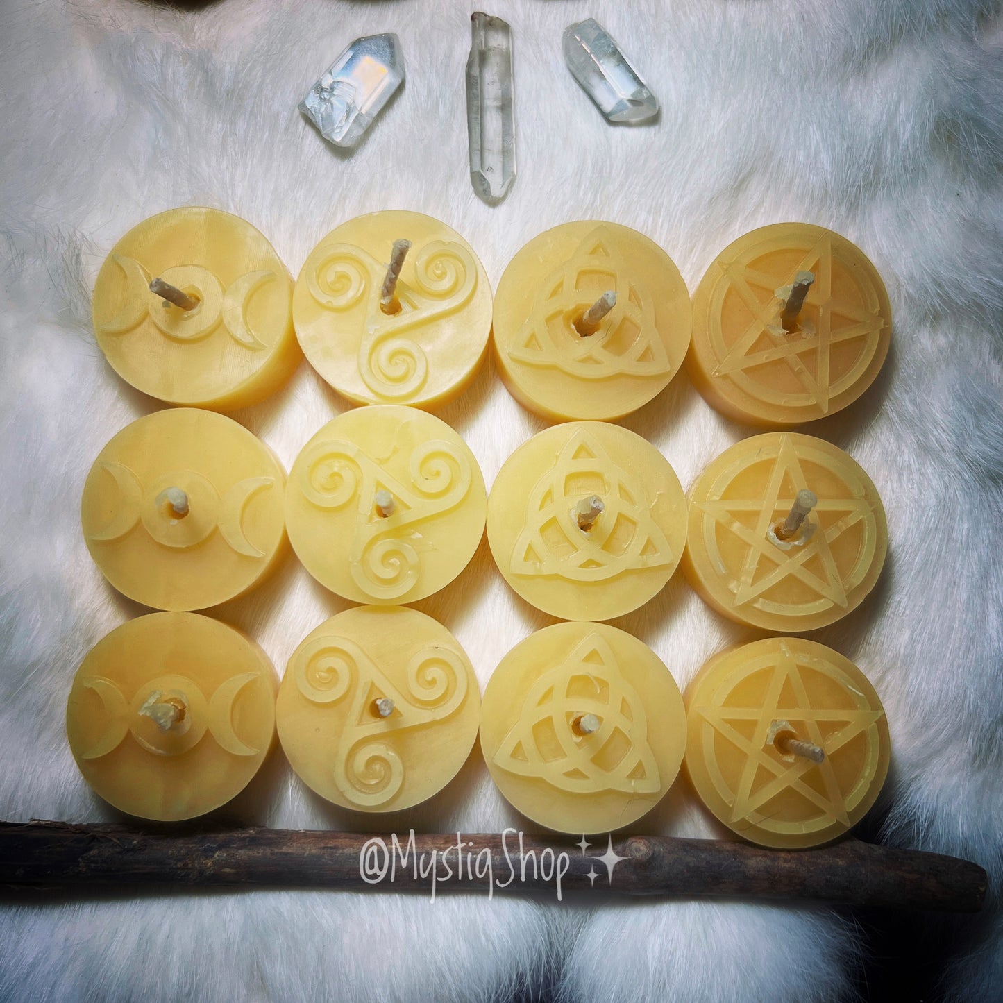 🕯Mystiq Tealights Beeswax Candles