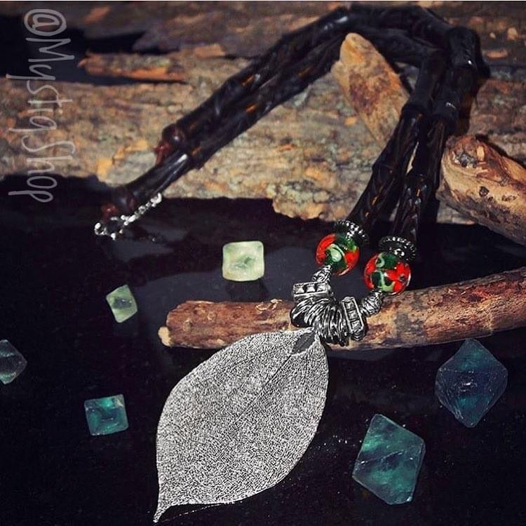 Spring Leaf Necklace