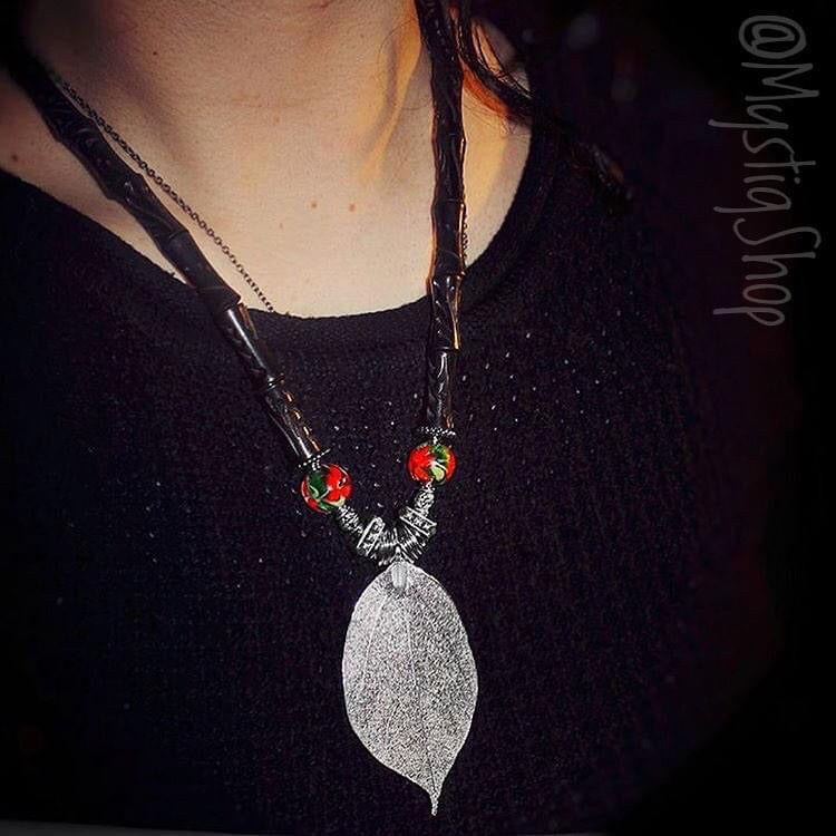 Spring Leaf Necklace